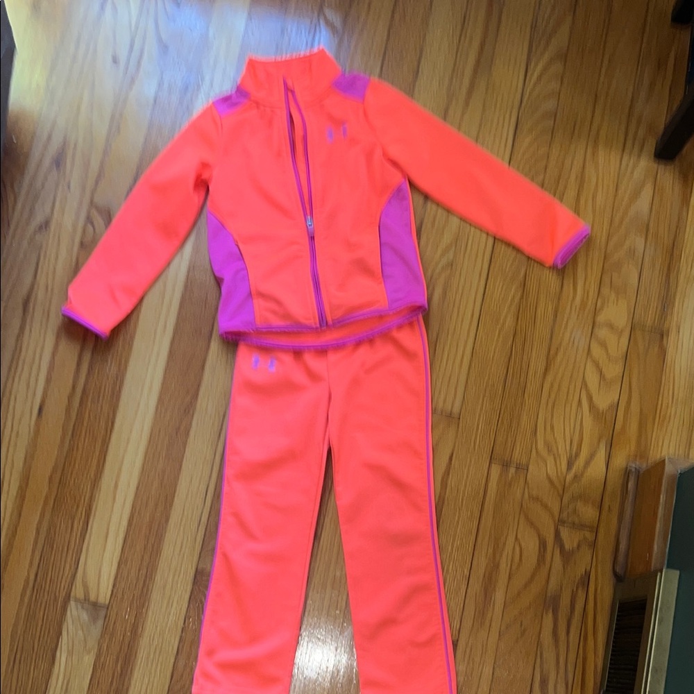 Under Armour Orange and Purple Tracksuit